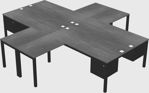 Quad desk