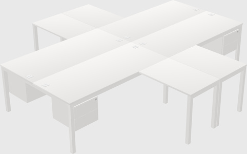 Quad desk