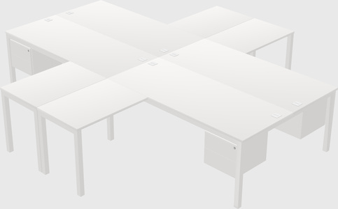 Quad desk