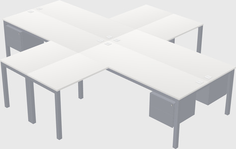 Quad desk
