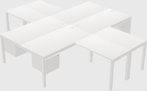 Bureau quadruple