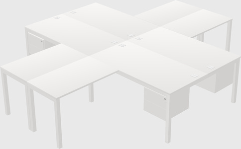 Bureau quadruple