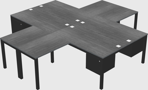 Quad desk