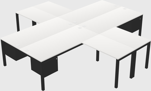 Quad desk