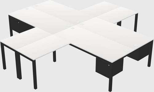 Quad desk