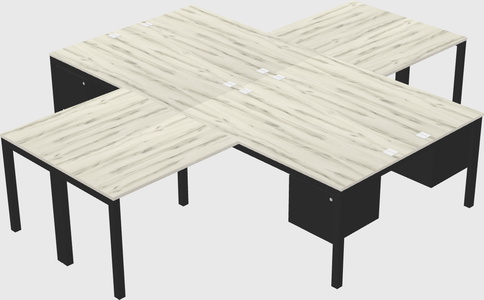 Bureau quadruple