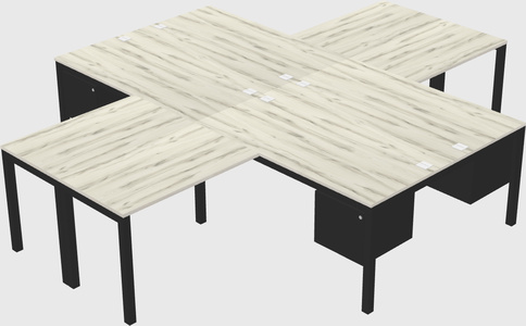 Bureau quadruple