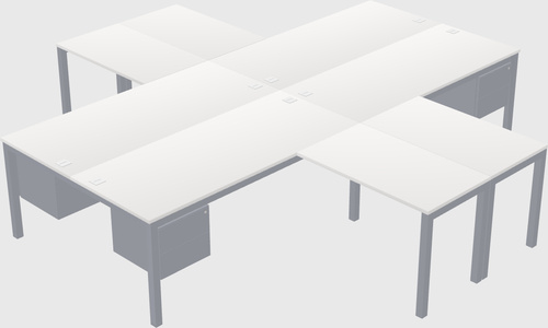 Quad desk