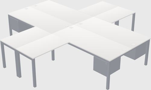 Quad desk