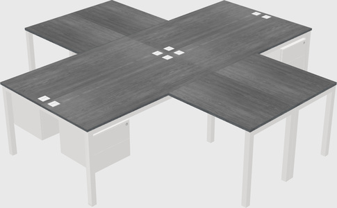 Bureau quadruple