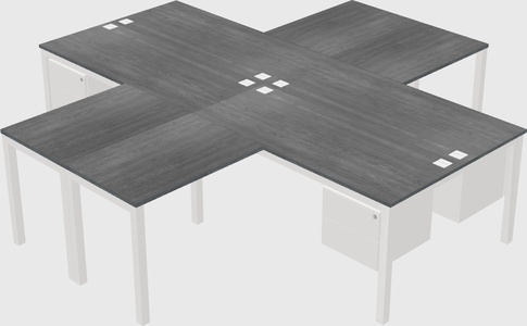 Bureau quadruple