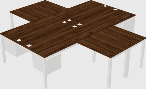 Quad desk