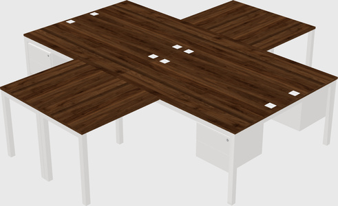 Quad desk