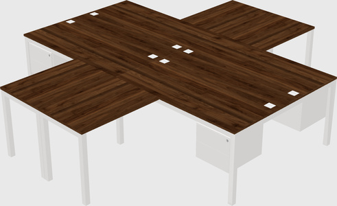 Quad desk