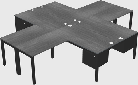 Bureau quadruple