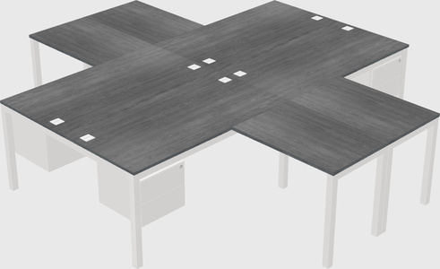 Quad desk