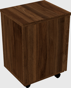 Mobile pedestal file cabinet