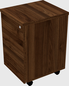 Mobile pedestal file cabinet