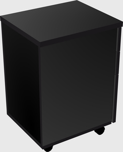 Mobile pedestal file cabinet