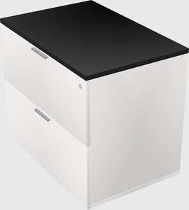 Lateral file cabinet