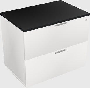 Lateral file cabinet