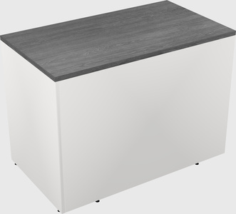 Desk return - wooden base