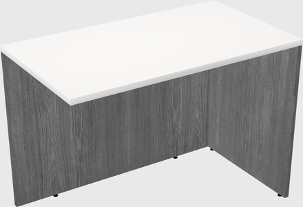 Desk return - wooden base