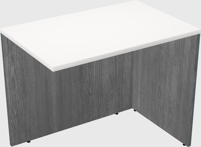 Desk return - wooden base