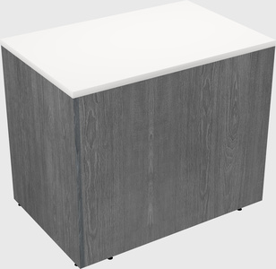 Desk return - wooden base