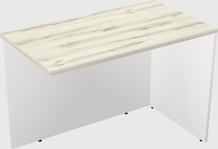 Desk return - wooden base