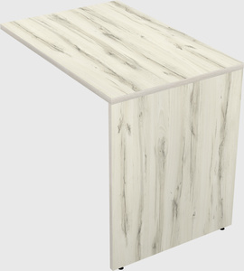 Desk return - wooden base