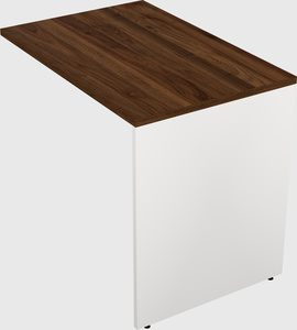 Desk return - wooden base