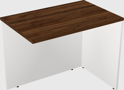 Desk return - wooden base