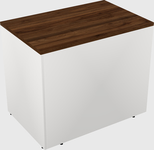 Desk return - wooden base