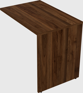 Desk return - wooden base