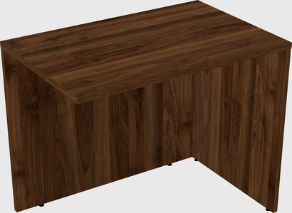 Desk return - wooden base