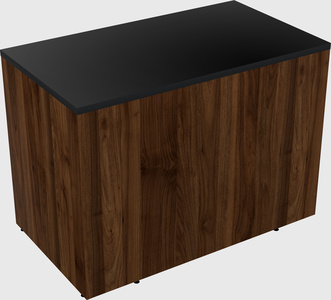 Desk return - wooden base