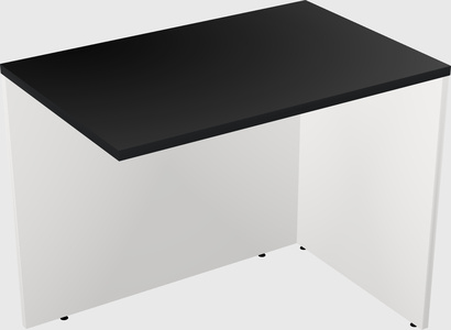 Desk return - wooden base
