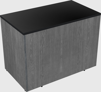 Desk return - wooden base