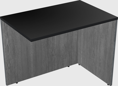 Desk return - wooden base