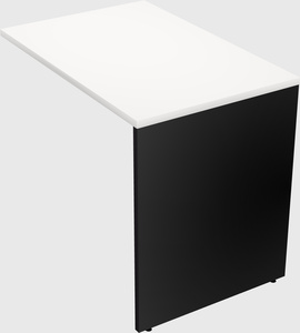 Desk return - wooden base