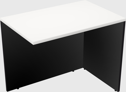 Desk return - wooden base