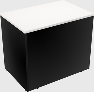 Desk return - wooden base