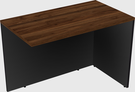 Desk return - wooden base