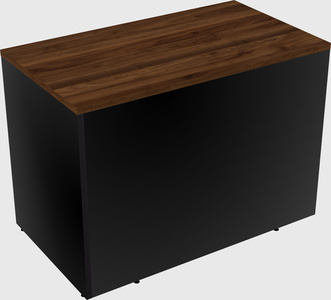 Desk return - wooden base