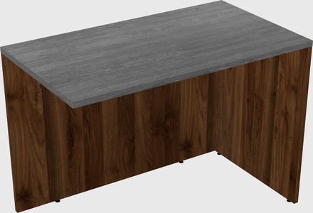 Desk return - wooden base