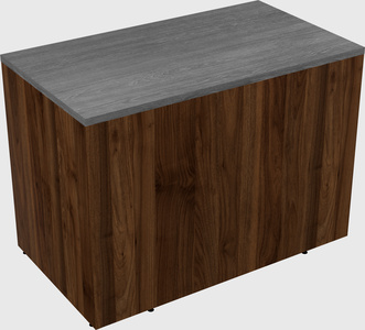 Desk return - wooden base