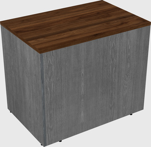 Desk return - wooden base