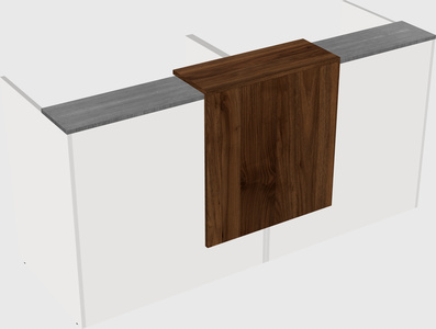 Shared u-shaped reception desks