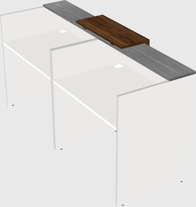 Shared u-shaped reception desks